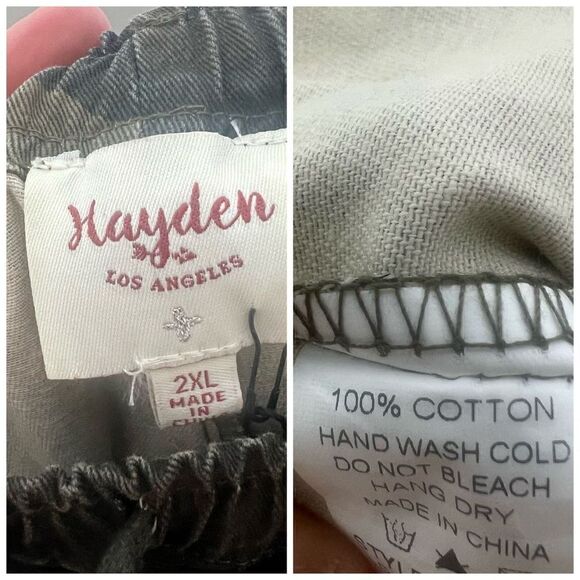 Hayden Los Angeles Camo Drawstring Jogger Pants Size 2XL - Picture 11 of 11